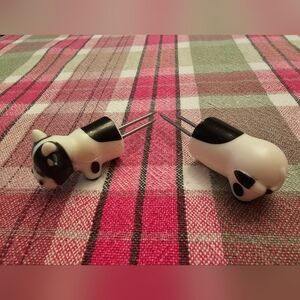 Corn on the Cob Holders, Cow shaped (Set of 6)